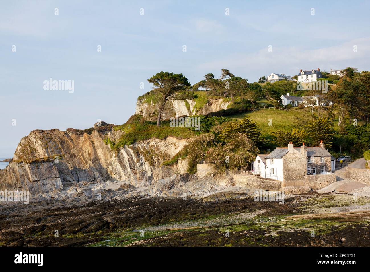 Lee Bay, North Devon, UK Stock Photo