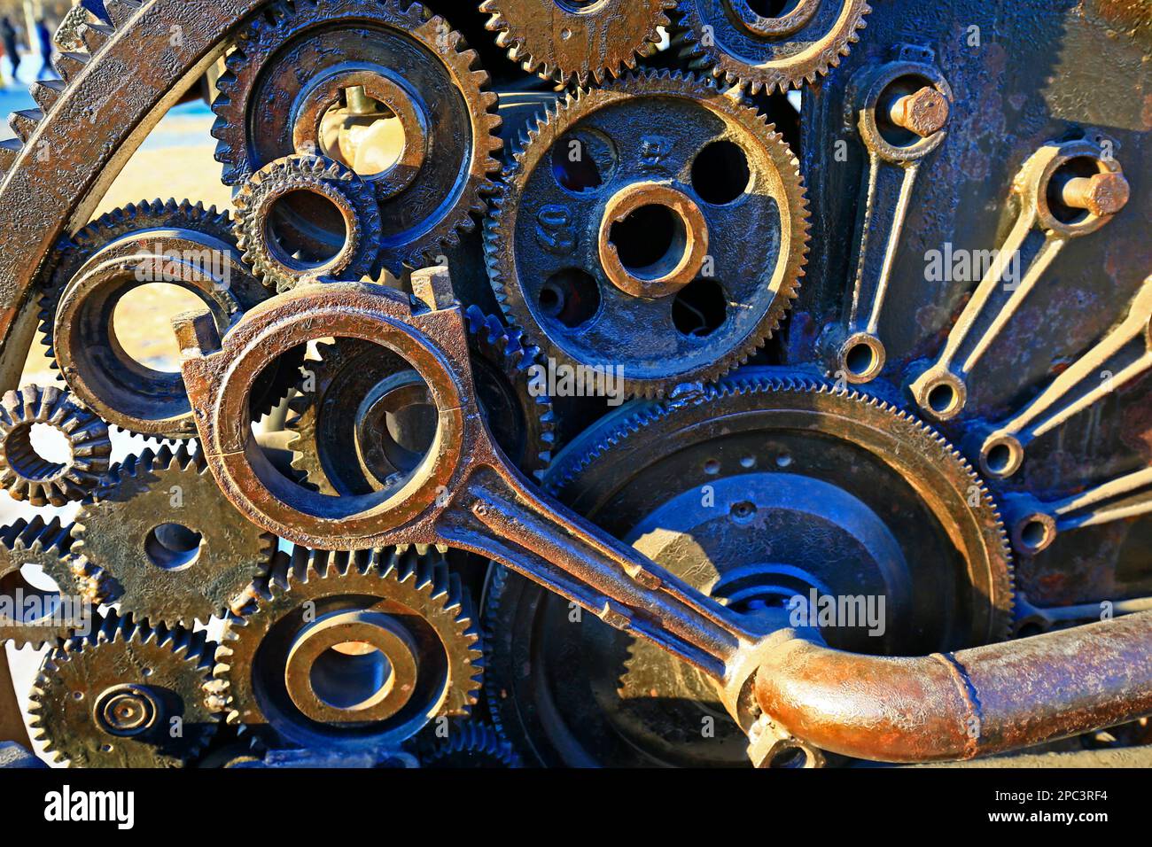 The local features of industrial equipment Stock Photo Alamy