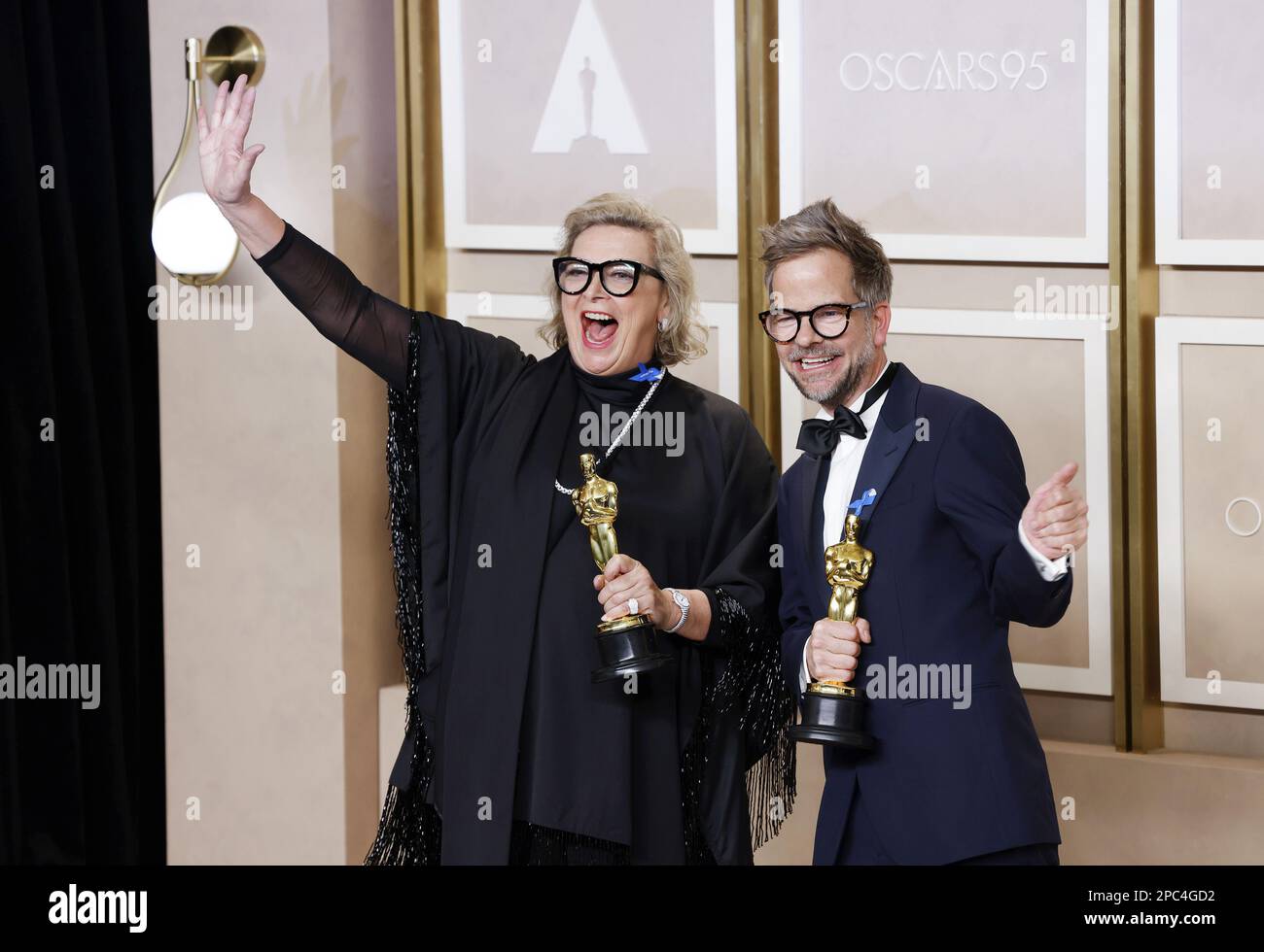 Ernestine Hipper and Christian M. Goldbeck, winners of the award for