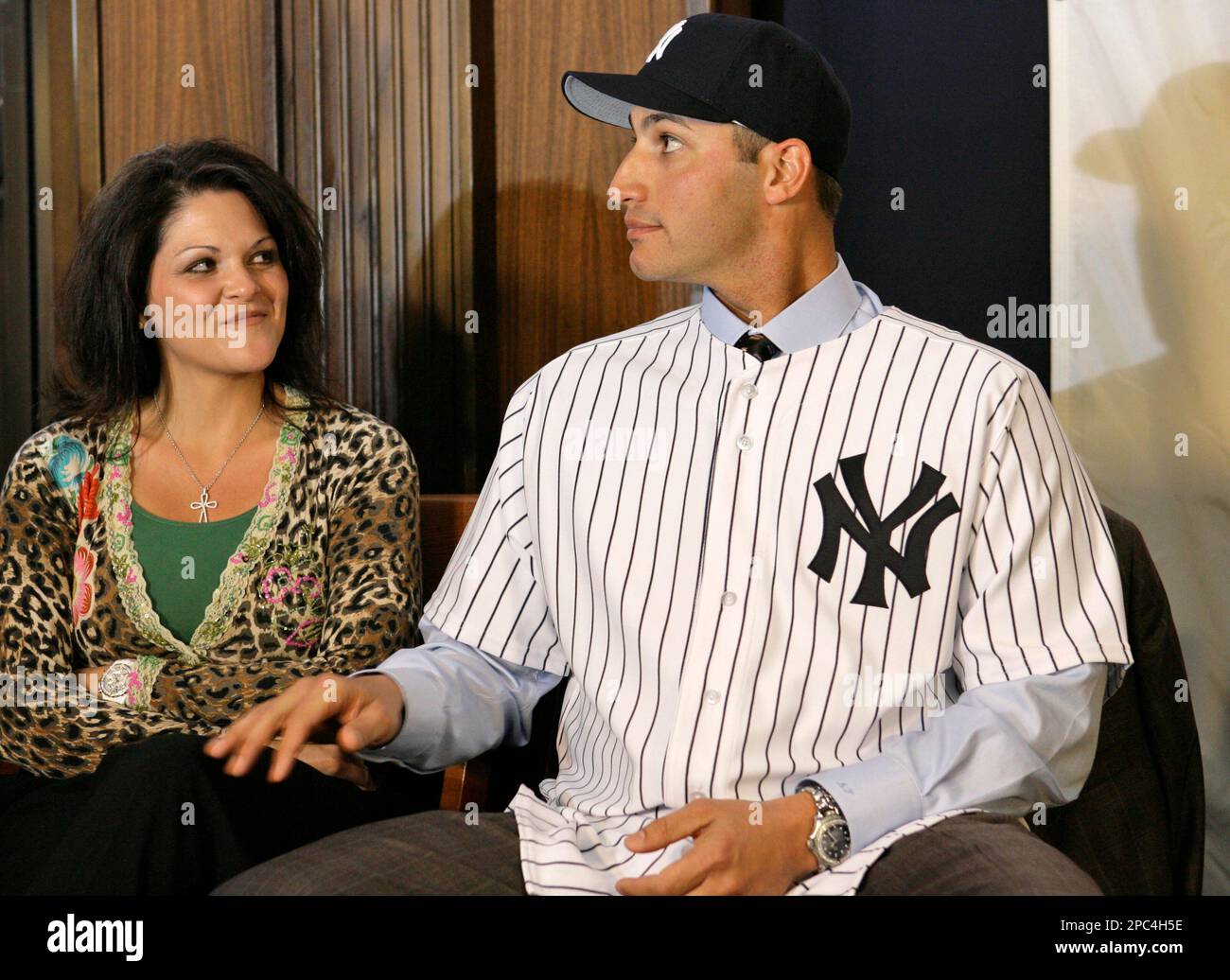 Andy pettitte and laura pettitte hi-res stock photography and