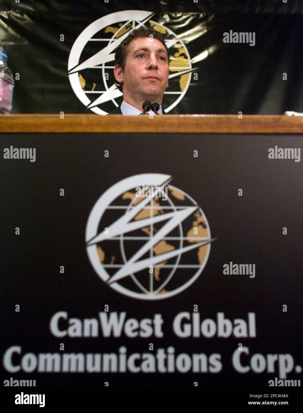 CanWest Global Communications Corp.'s president and CEO Leonard Asper
