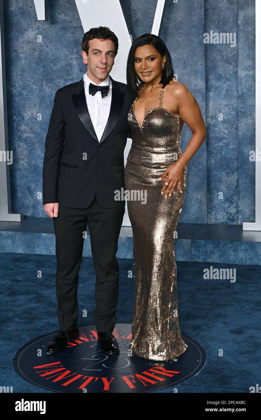 Beverly Hills, USA. 12th Mar, 2023. Mindy Kaling & BJ Novak At The 2023 ...