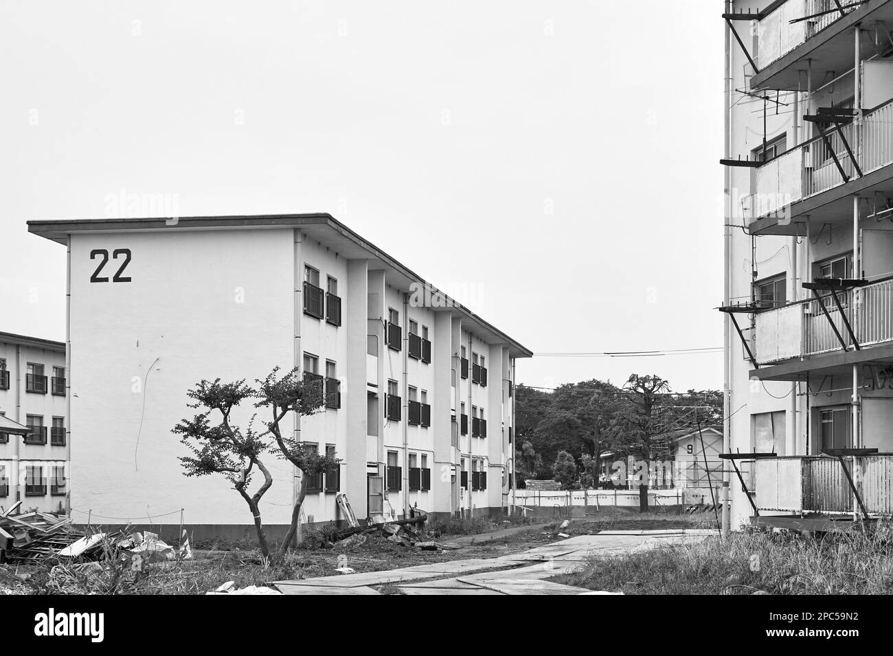 Asagaya Danchi, housing complex built in 1958 by Japan Housing