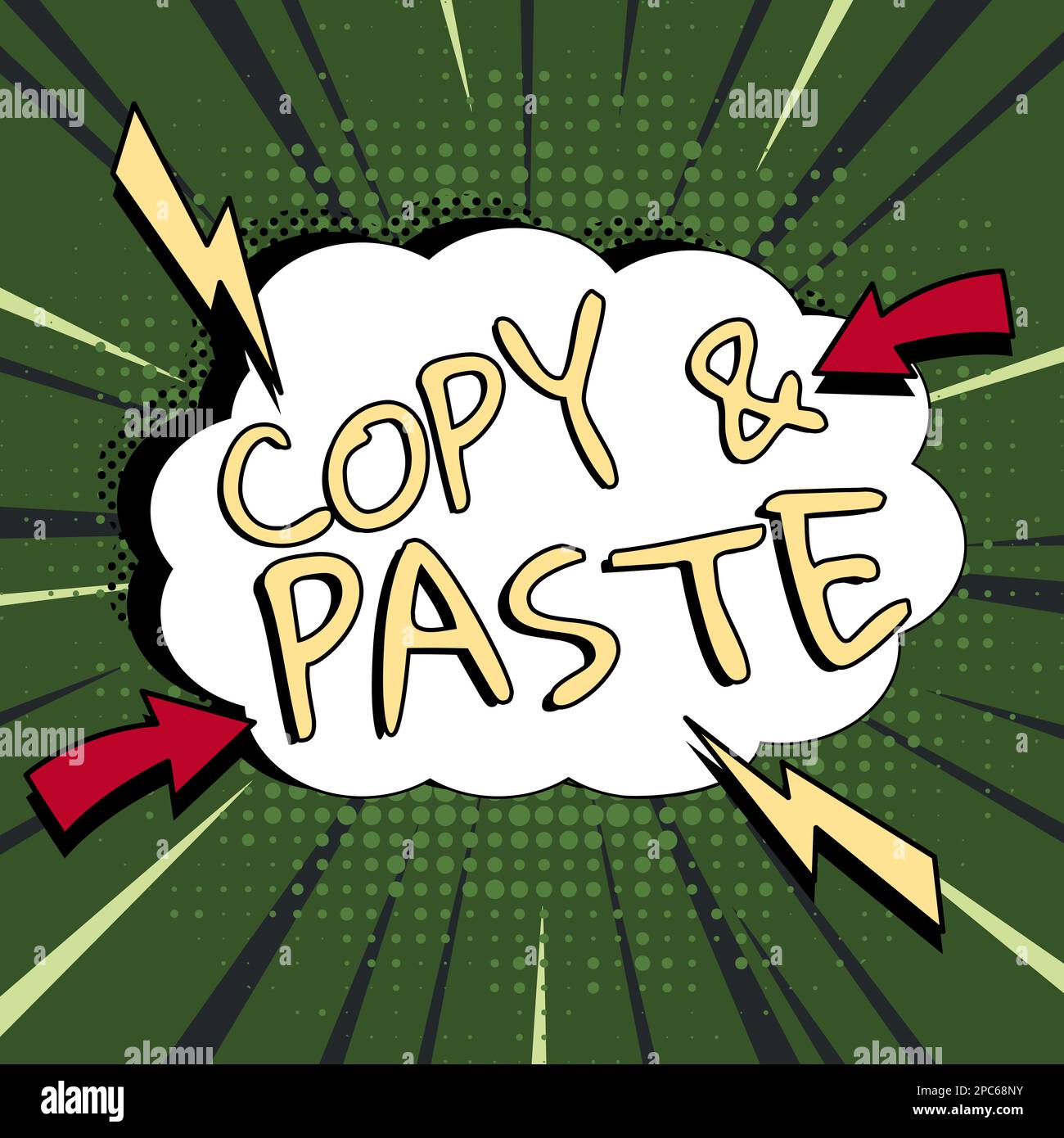 Sign displaying Copy Paste. Internet Concept an imitation, transcript ...