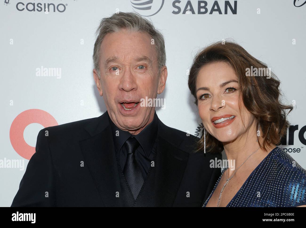 Los Angeles, United States. 12th Mar, 2023. Tim Allen and Jane Hajduk