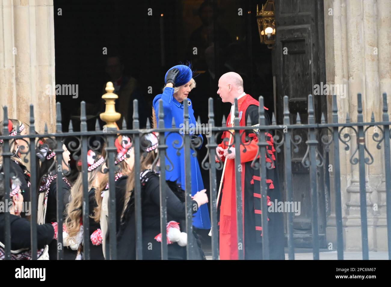 London, UK. 13th Mar, 2023. 13th March 2023, Westminster Abbey, London, UK. His Majesty, King Charles III and Her Majesty Camilla, Queen Consort arrives at The Commonwealth should stop oppressing African LGBTQ at Westminster Abbey. Credit: See Li/Picture Capital/Alamy Live News Stock Photo