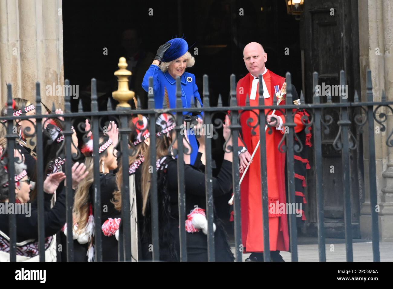 London, UK. 13th Mar, 2023. 13th March 2023, Westminster Abbey, London, UK. His Majesty, King Charles III and Her Majesty Camilla, Queen Consort arrives at The Commonwealth should stop oppressing African LGBTQ at Westminster Abbey. Credit: See Li/Picture Capital/Alamy Live News Stock Photo