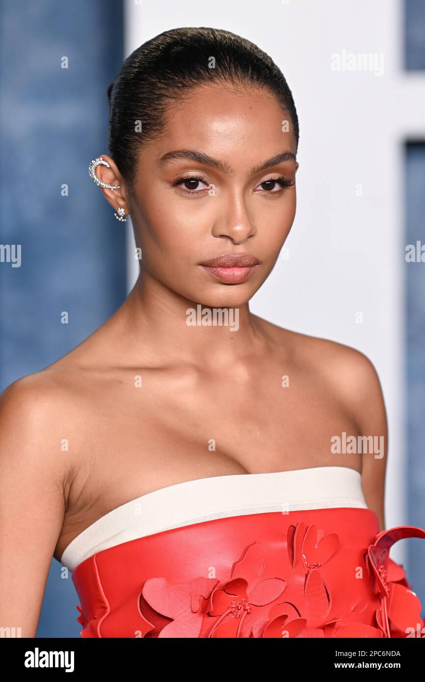 Los Angeles, USA. 13th Mar, 2023. Yara Shahidi arriving at the Vanity