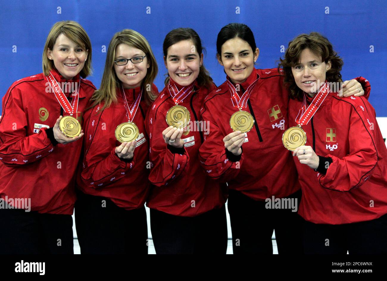 Switzerland's team with Manuela Kormann, Janine Greiner, Valeria ...