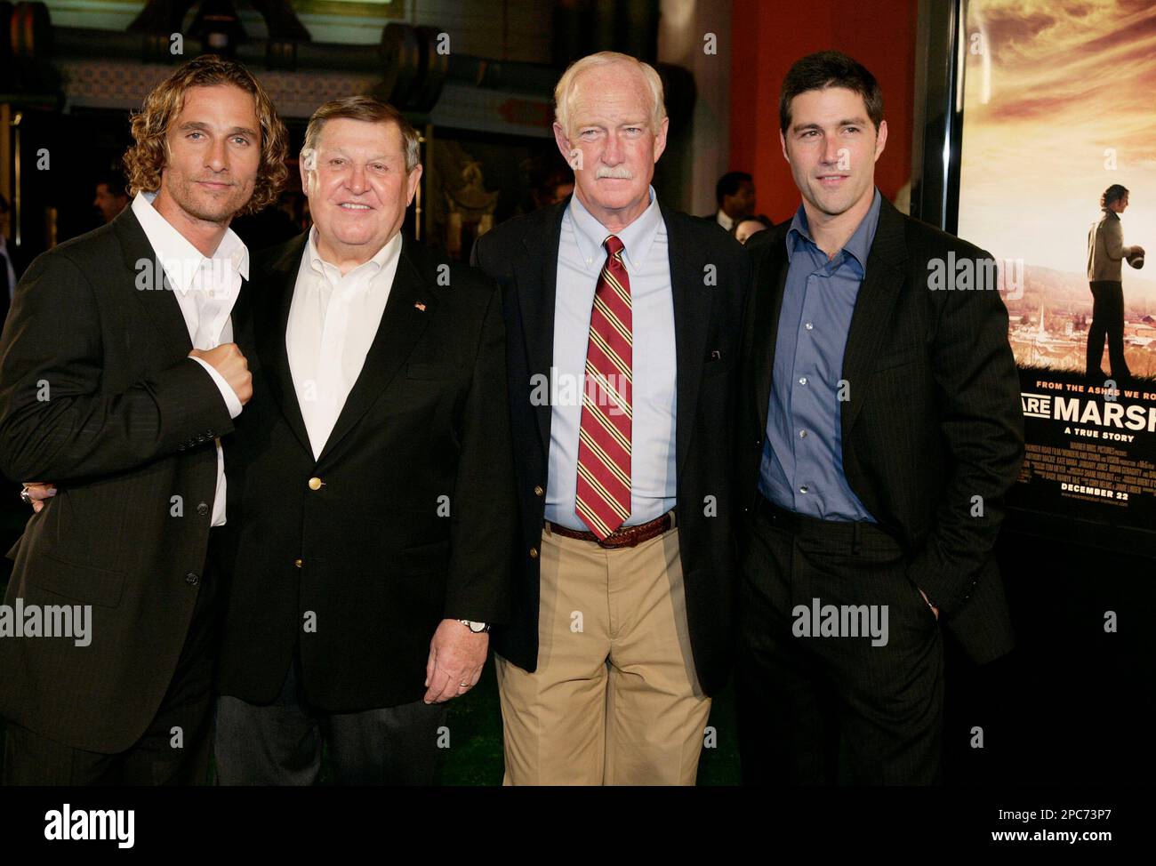 Actor Matthew McConaughey, from left, former Marshall University