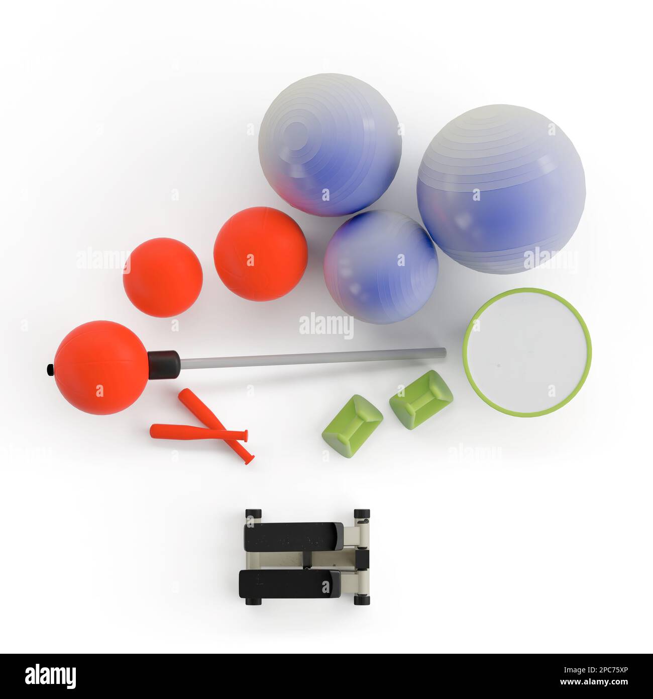 3d rendering exercise step hi-res stock photography and images - Alamy