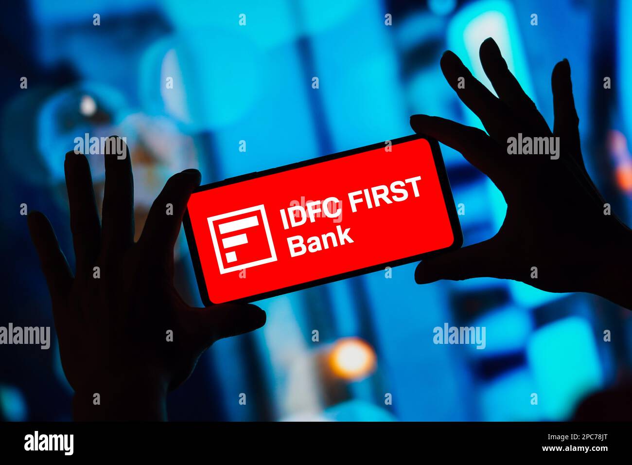 Idfc first bank logo hi-res stock photography and images - Alamy