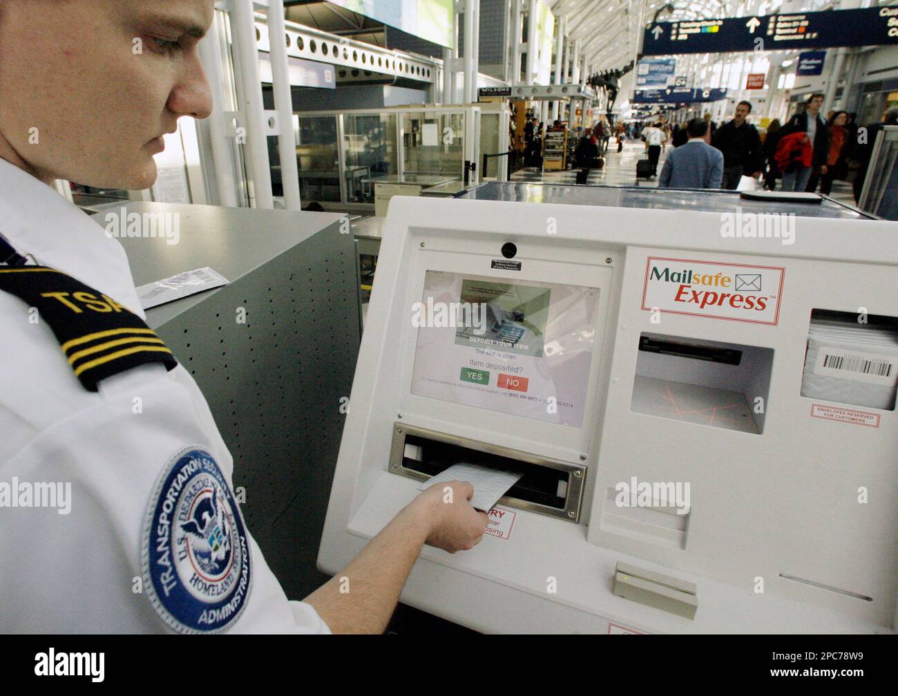 Transportation Security Administration officer Patrick Mitchell