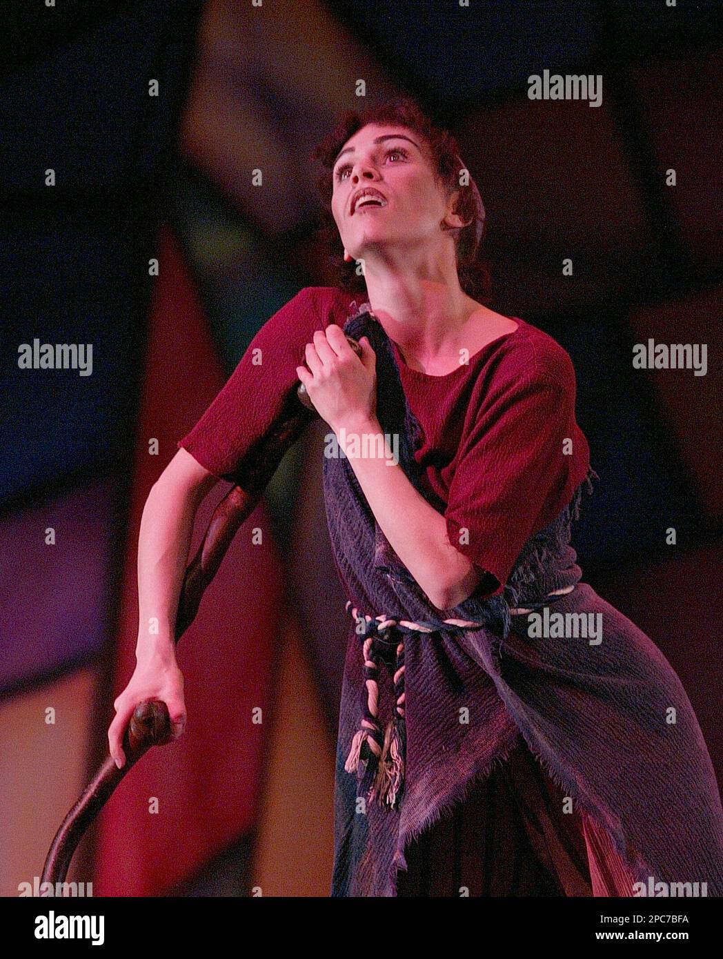 A member of the James Sewell Ballet performs a ballet version of Amahl ...