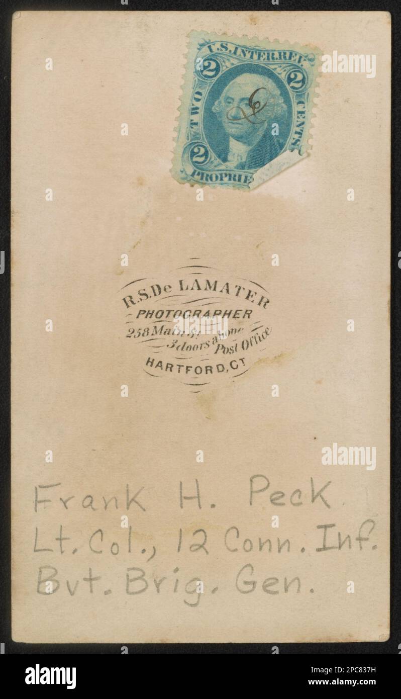 Brigadier General Frank Henry Peck of 12th Connecticut Infantry