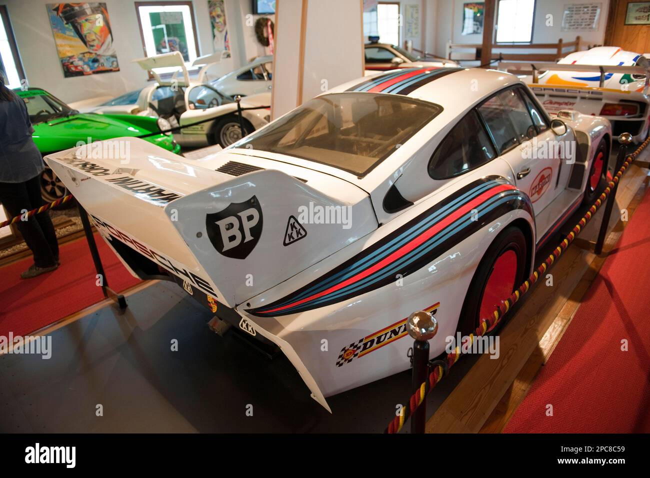 Porsche 935, nickname Moby Dick, rear spoiler, tail fin, turbocharger