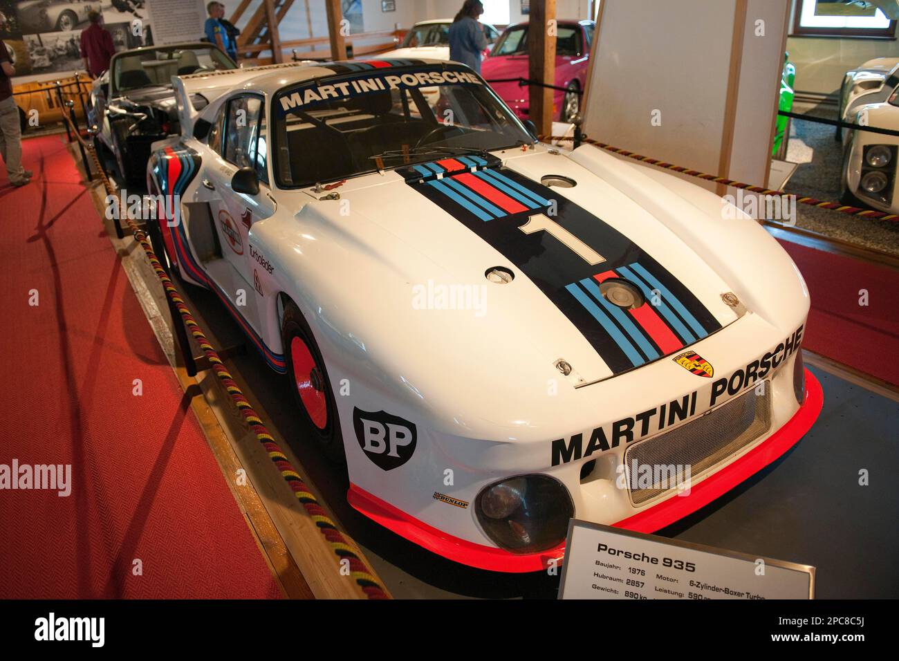 Porsche 935, nickname Moby Dick, rear spoiler, tail fin, turbocharger