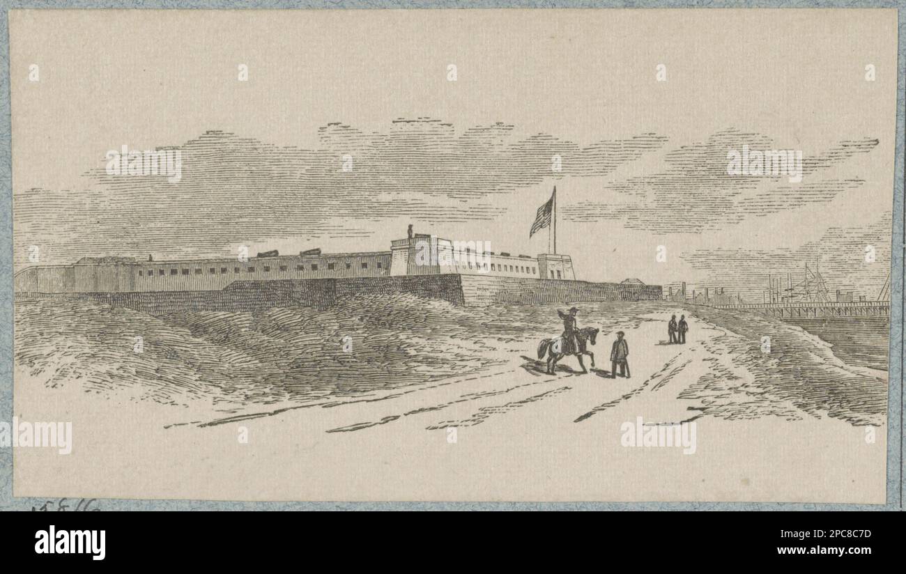 Fort Clinch, Fernandina, Fla.. No. 5816, Title from item, Mounted with ...