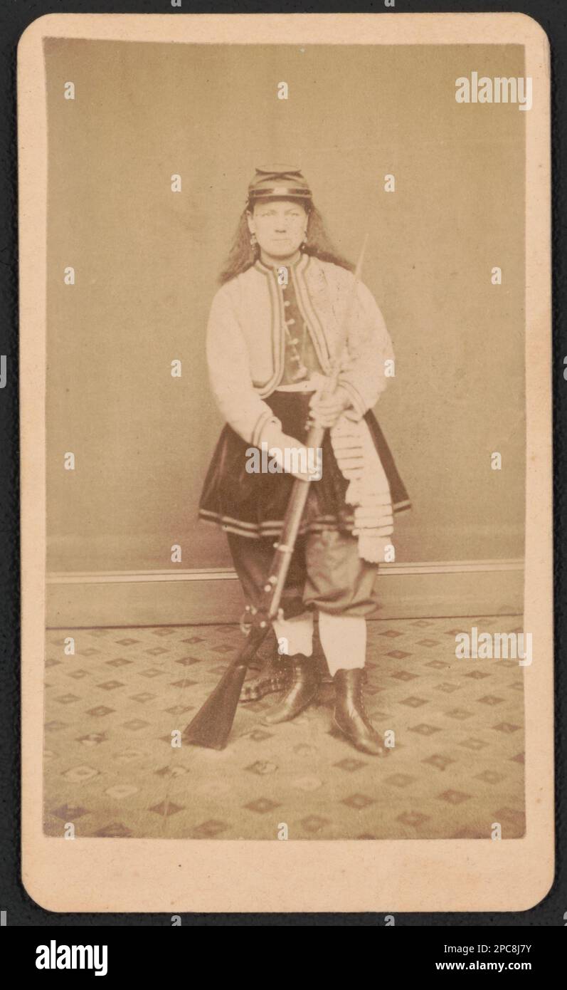 Kady C. Brownell, vivandière associated with 1st Rhode Island Infantry