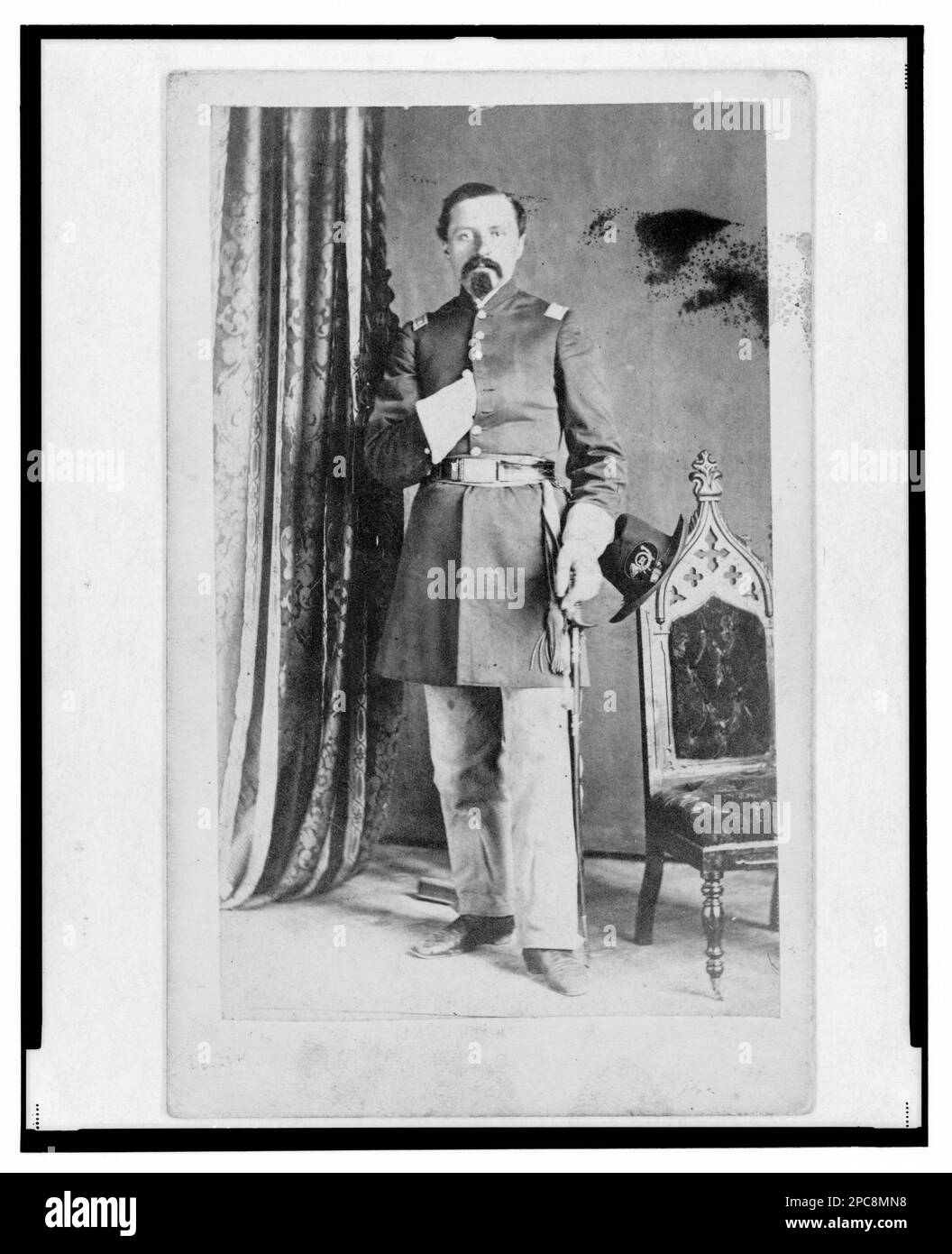 Urlan Captain William Urlan, Union officer in the 32nd Indiana Regiment, full ...