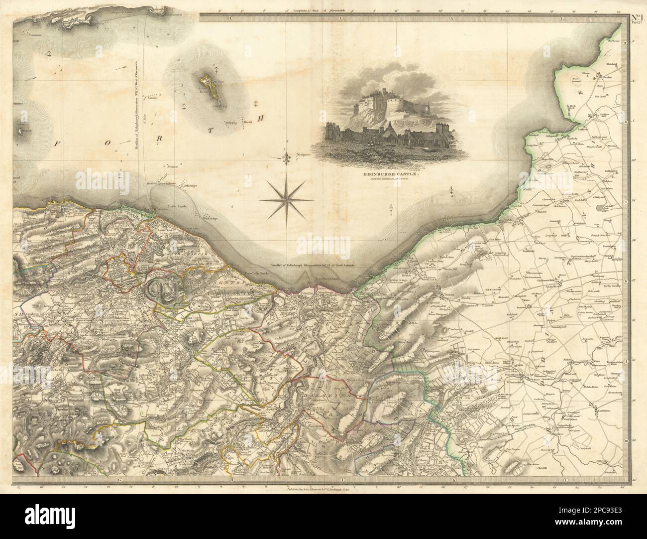 Edinburghshire northeast. Midlothian. Bonnyrigg Musselburgh. THOMSON