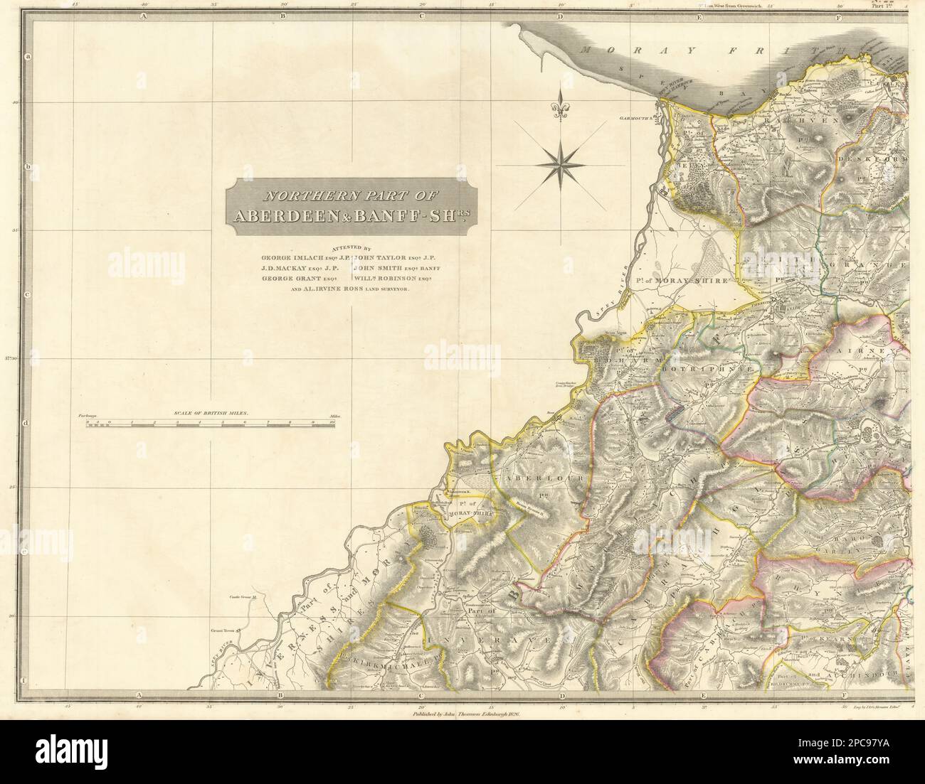 Aberdeen & Banffshires northwest. Speyside. Cullen Dufftown. THOMSON