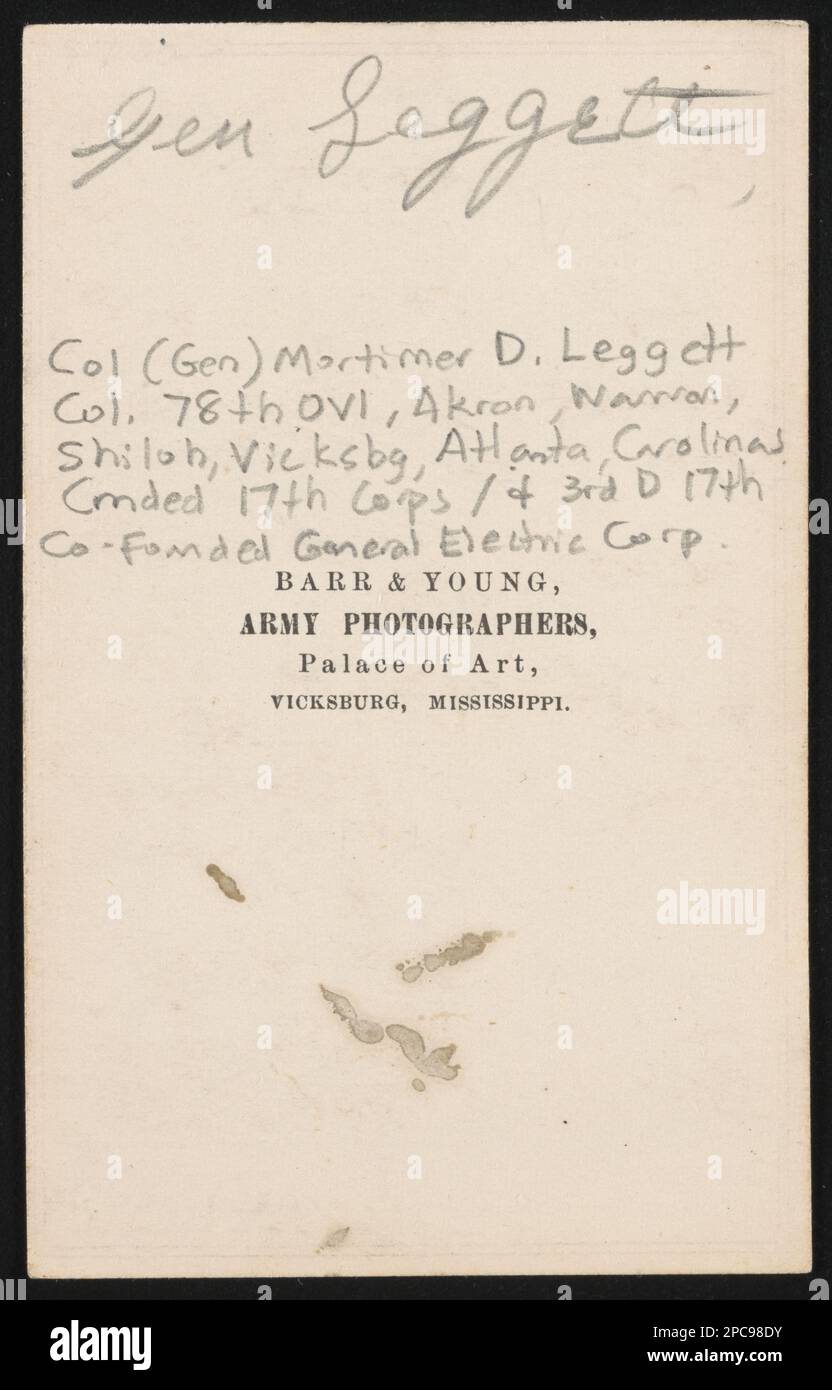 Major General Mortimer Dormer Leggett, 78th Ohio Infantry Regiment and