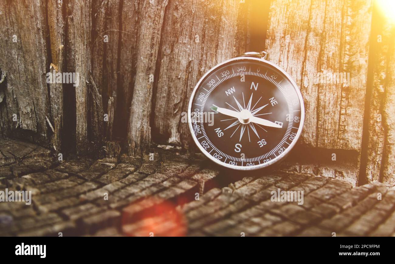 Travel and navigation. Determination of cardinal points by compass ...