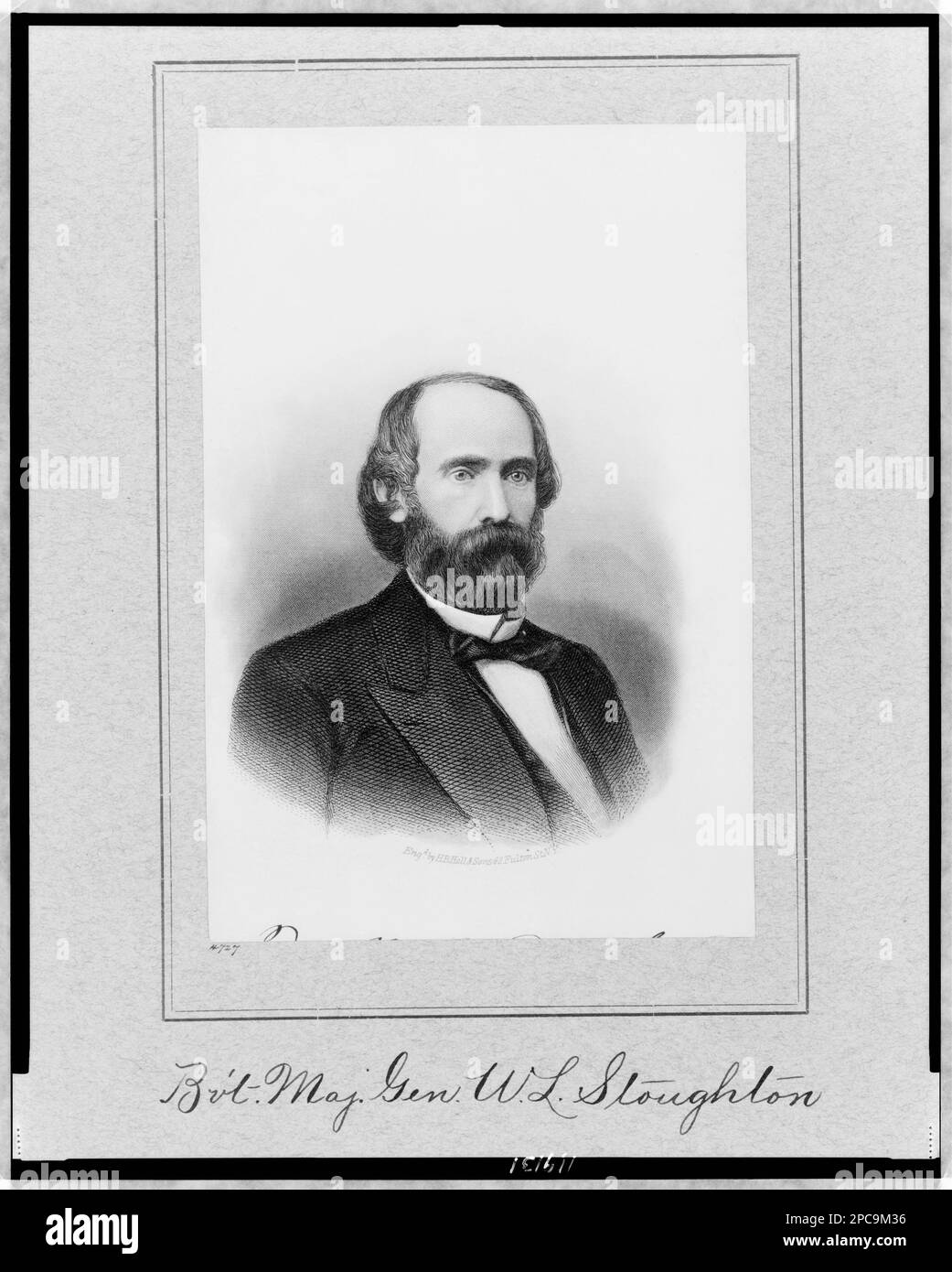 Bv't. Maj. General W.L. Stoughton / Engd. by H.B. Hall & Sons, New York ...