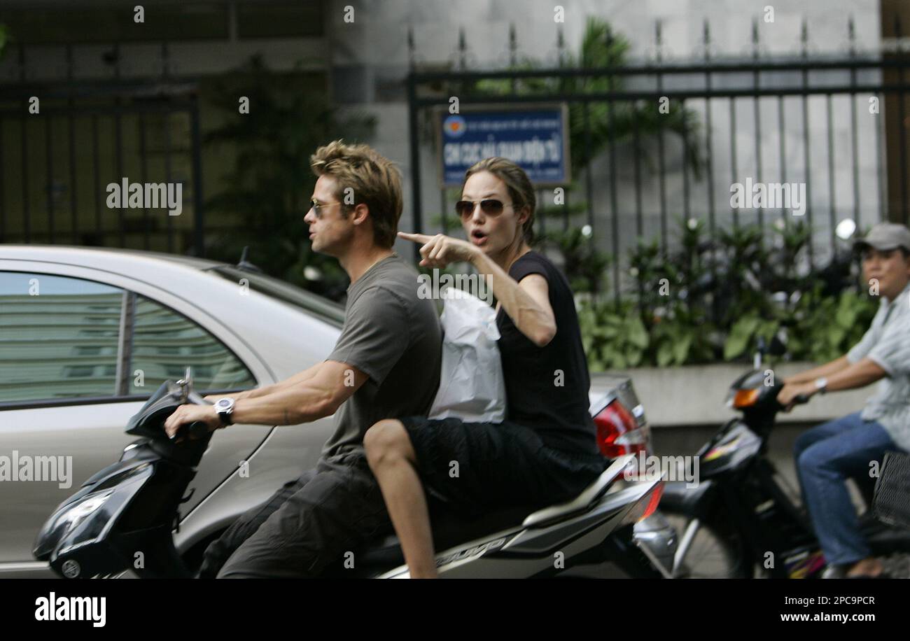 Brad Pitt and Angelina Jolie spent Thanksgiving, Thursday, Nov. 23
