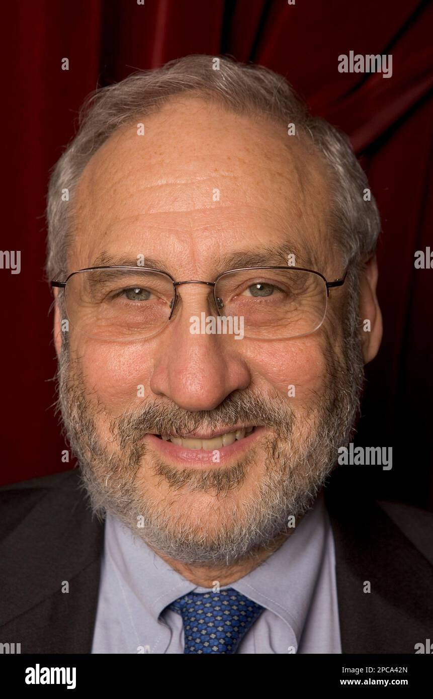 US economist Joseph E. Stiglitz, recipient of the 2001 Nobel Prize in