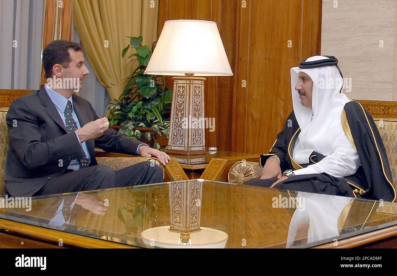 President Bashar al-Assad, left, who on Friday, Oct.17, 2006 in Bashar 2006