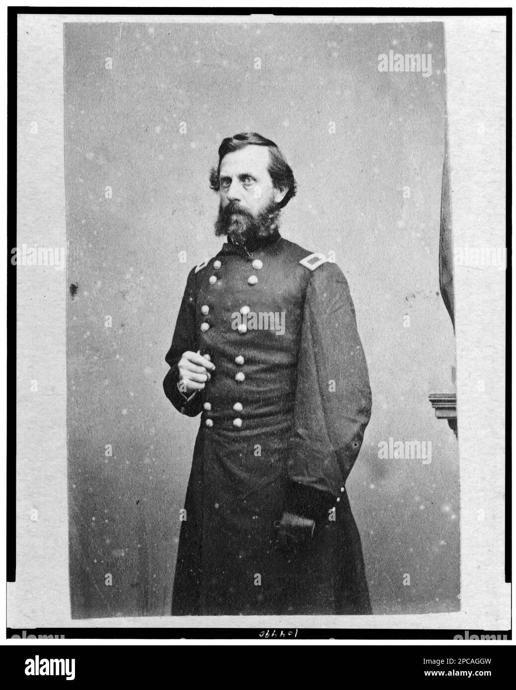 Jefferson Davis, threequarter length portrait, standing, facing left