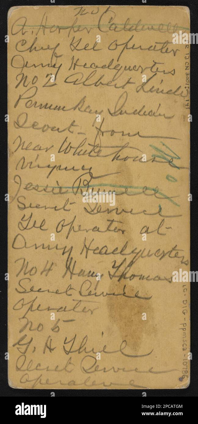 A group of officials at Great Falls, on the Potomac River, near