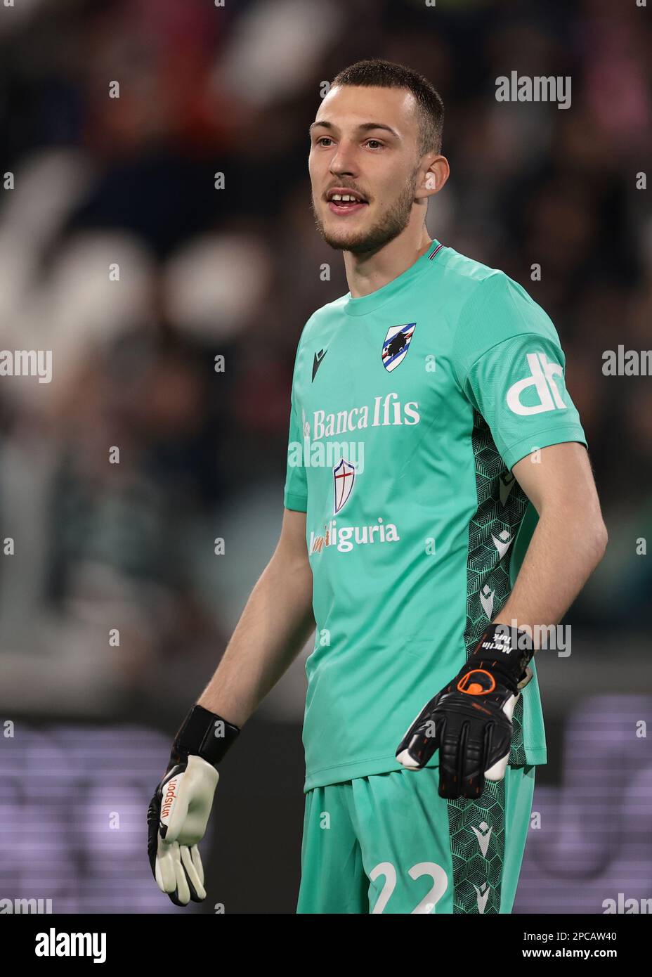 Turin, Italy, 2nd March 2023. Martin Palumbo of Juventus during the Serie C  match at Allianz Stadium, Turin. Picture credit should read: Jonathan  Moscrop / Sportimage Stock Photo - Alamy