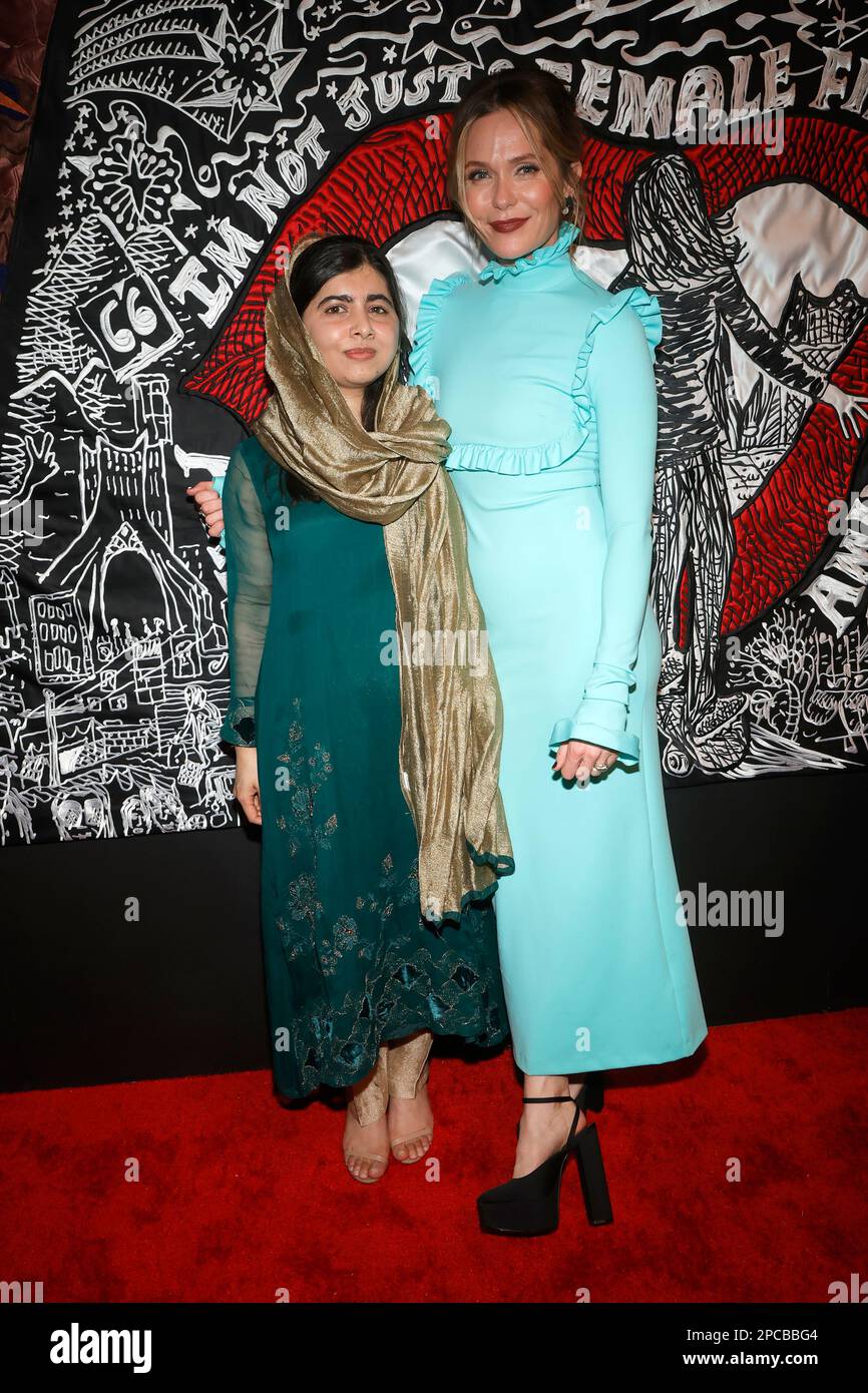 Los Angeles, California, USA. 10th Mar, 2023. Malala Yousafzai, Katie