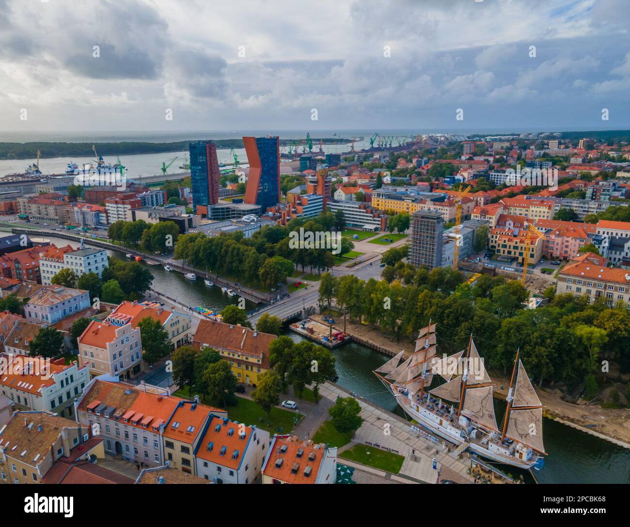 Klaipeda drone hi-res stock photography and images - Alamy