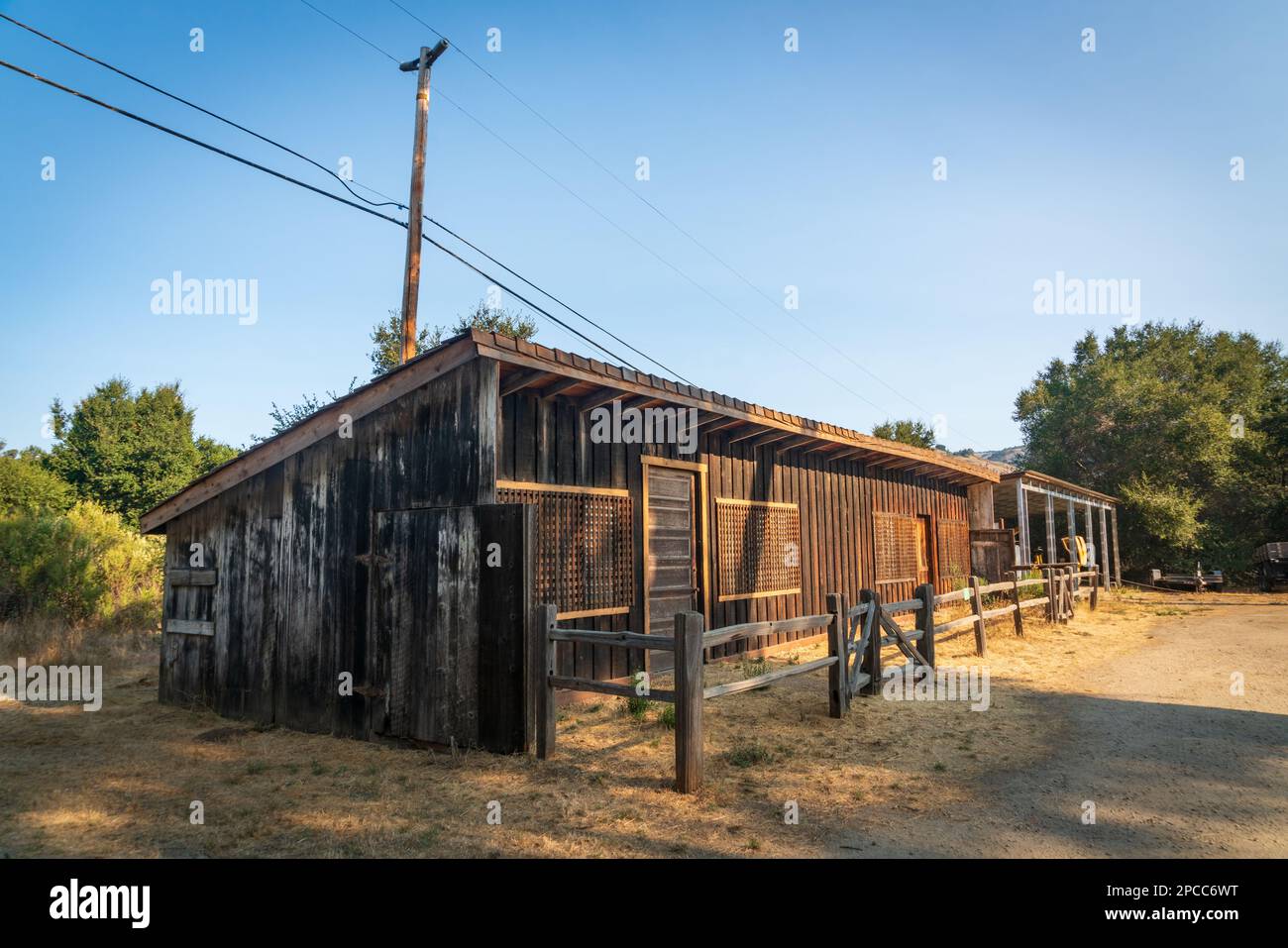 Historic Buildings Garland Ranch Regional Park Stock Photo - Alamy