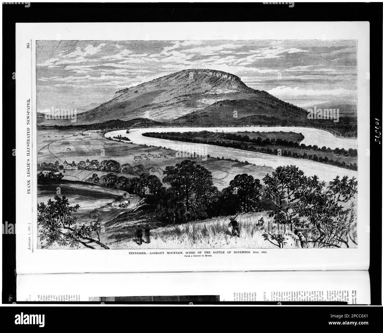 Tennessee. Lookout Mountain, scene of the battle of November 24th, 1863