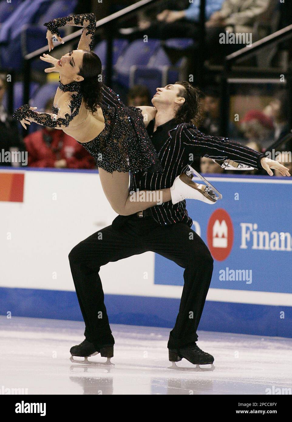 Canadas Chantal Lefebvre, top, and Arseni Markov perform during the ice  dancing original Tango a Skate Canada in Victoria, Canada, Friday November  3, 2006.(AP PhotoChuck Stoody,CP Stock Photo - Alamy