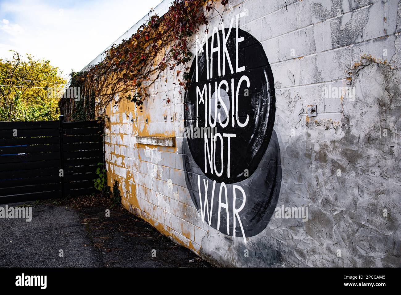 I believe in nashville mural hires stock photography and images Alamy