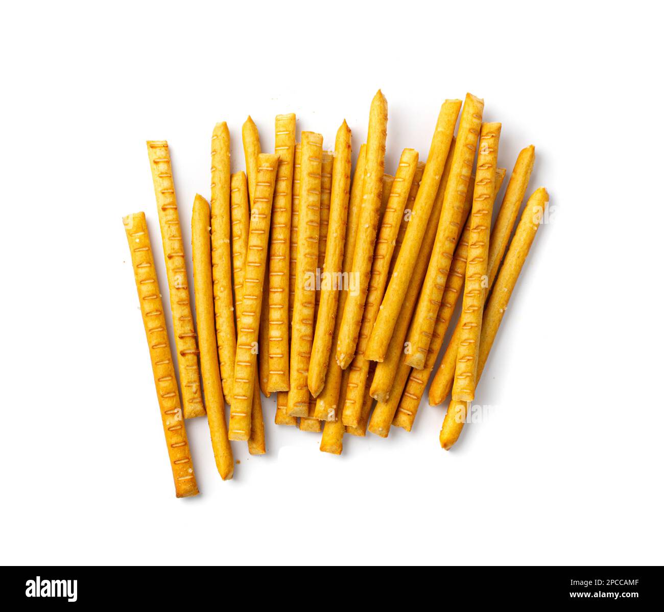 Bread Stick Isolated, Salted Breadstick, Crispy Grissini, Dry Homemade