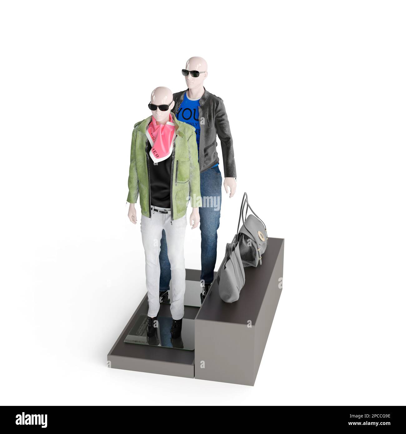 Display window in store Cut Out Stock Images & Pictures - Alamy