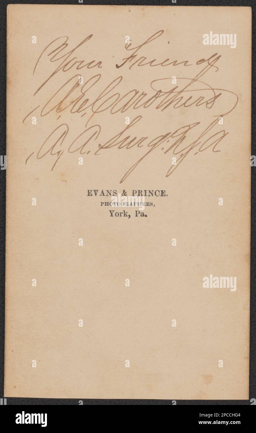 Captain and Assistant Surgeon Andrew Edward Carothers of Medical Staff