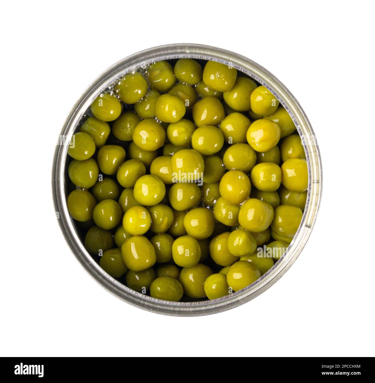Canned Green Peas Isolated, Sweet Pea Pile, Cooked Legume, Protein