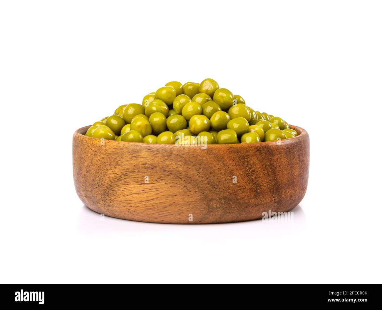 Canned Green Peas Isolated, Sweet Pea Pile, Cooked Legume, Protein