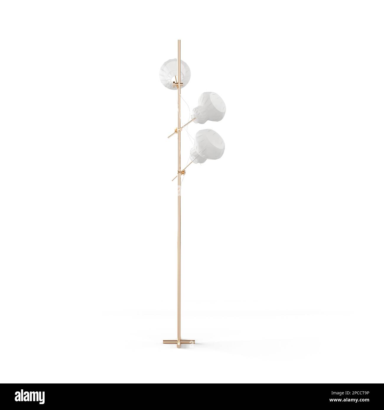 A 3D rendering of tall lamp in modern setting Stock Photo - Alamy