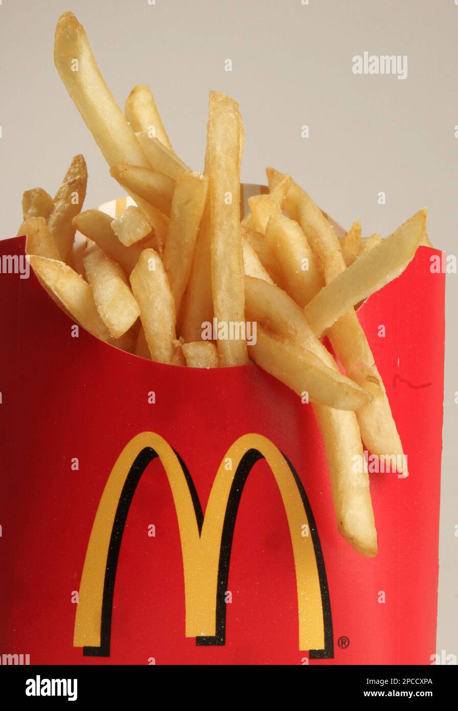 McDonald's french fries, which have been cooked in partially ...