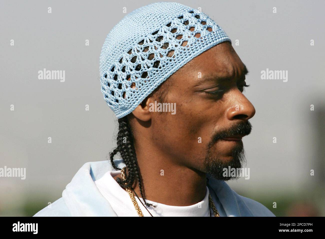 FILE *** US rapper Snoop Dogg, real name Calvin Broadus, arrives at