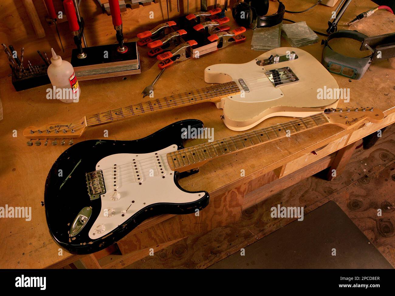 ** ONE OF SIXTEEN PHOTOS BY AP PHOTOGRAPHER MATT YORK **A Fender Custom